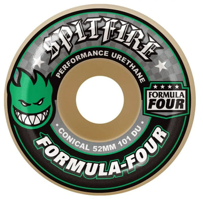 Spitfire Skateboard Wheel Conical Mixed Unisex SFWHFF100 Multicolored 52